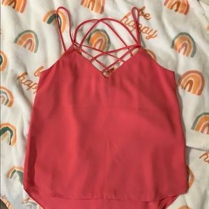 Express Chiffon Strappy Tank